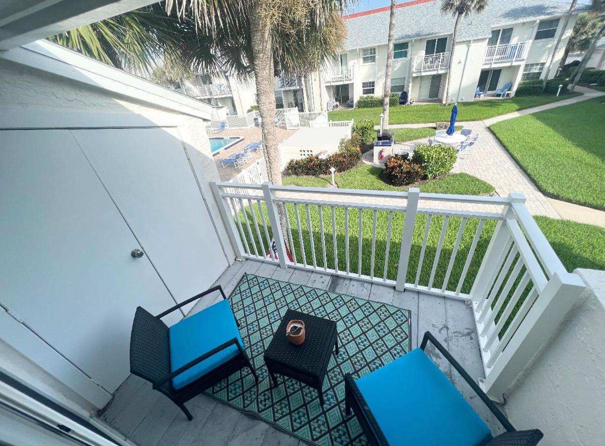 Beachside Serenity Private Balcony With Ocean View, Heated Pool, Bbq, King Bed Apartment New Smyrna Beach Exterior photo