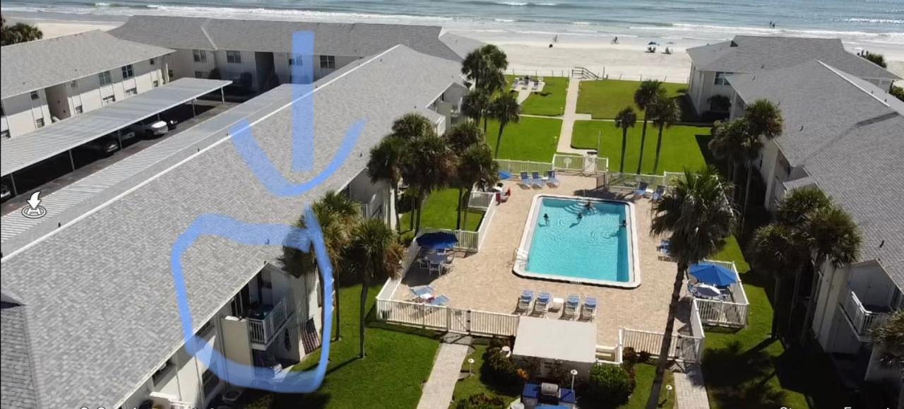 Beachside Serenity Private Balcony With Ocean View, Heated Pool, Bbq, King Bed Apartment New Smyrna Beach Exterior photo