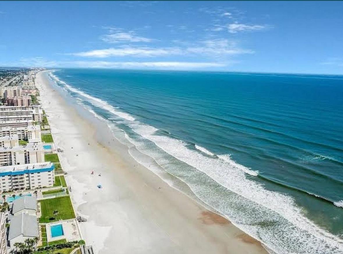 Beachside Serenity Private Balcony With Ocean View, Heated Pool, Bbq, King Bed Apartment New Smyrna Beach Exterior photo